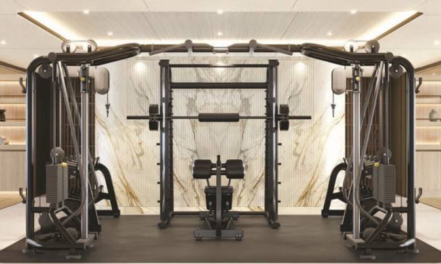 Nixie yacht 144m² Gym and Spa Facilities