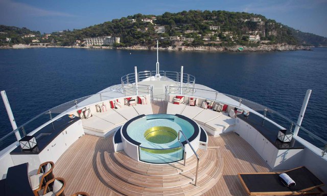 Plan B yacht Sun Deck