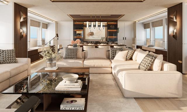 Ingot yacht Bright, Warm Interiors by Vripack