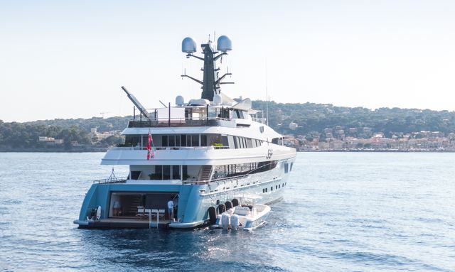 Scott Free yacht Custom tender launch system