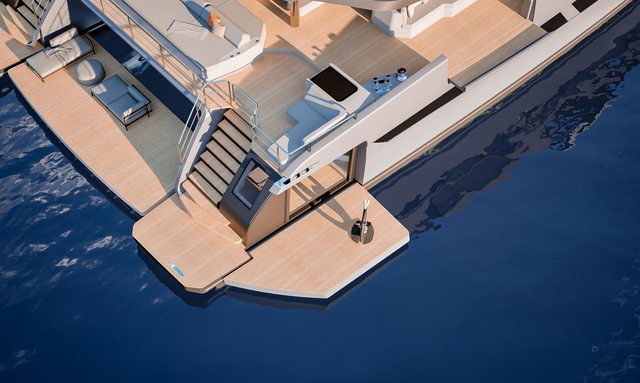 FPY120 / 01 yacht 143m² aft cockpit social platform