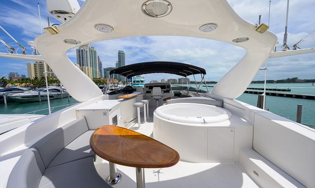 Living the Dream yacht Expansive Flybridge