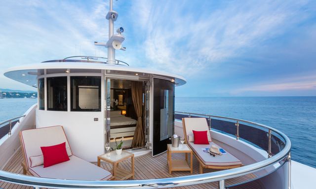 Gatsby yacht Owner's Upper Deck