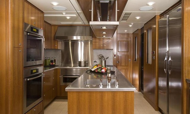 Paladin yacht Chef's Dream Galley