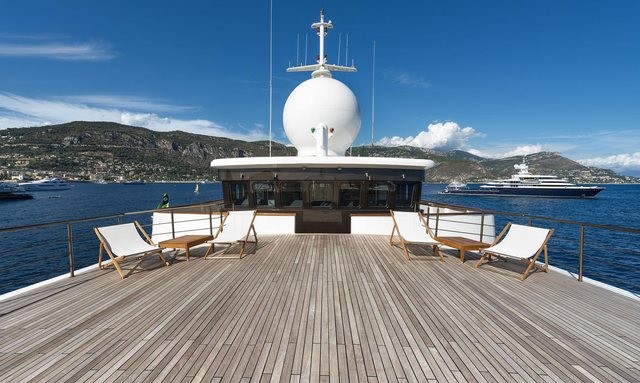 Chakra yacht Upper Deck