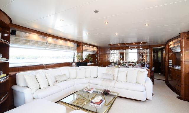 Zen yacht Entertainment-Centric Lounge