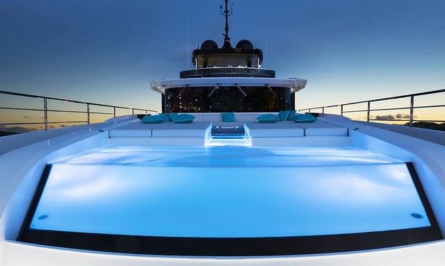 Sanctuary yacht Foredeck Infinity Pool