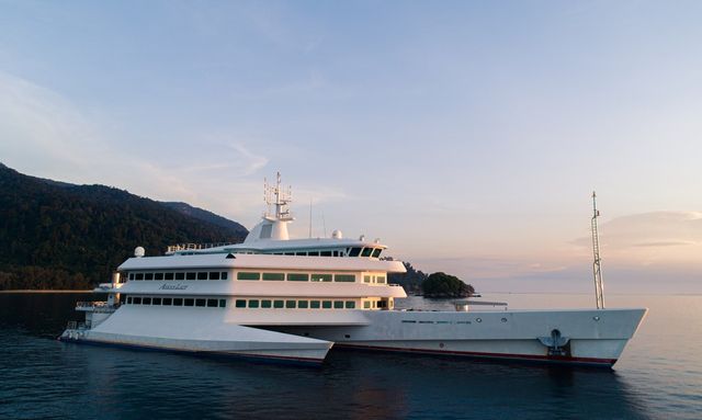 Asean Lady yacht One Of The World's Only Proa Superyachts