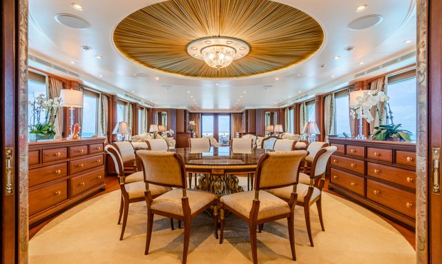 Shadowl yacht Formal Main Salon