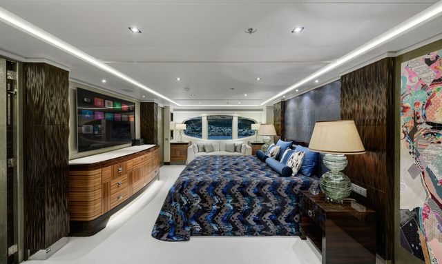 Atina yacht Master Suite