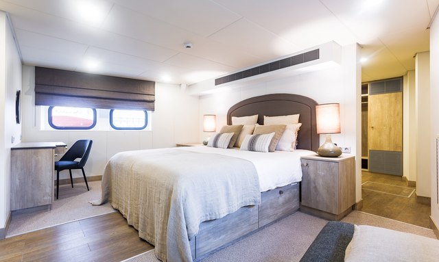 Bad Company Support yacht Beautifully Appointed Staterooms