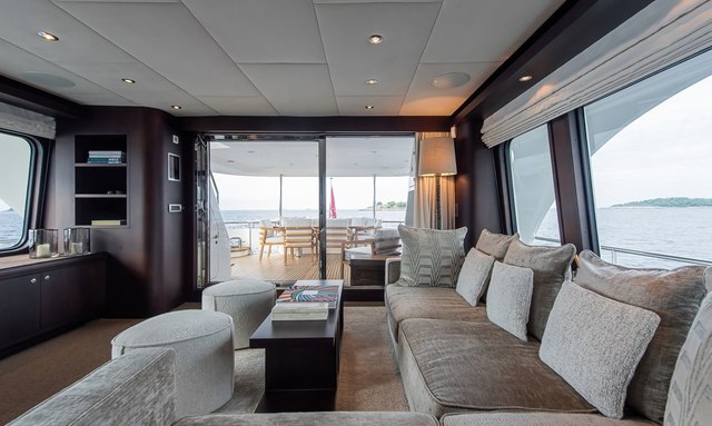 Nashira yacht Modern Interiors