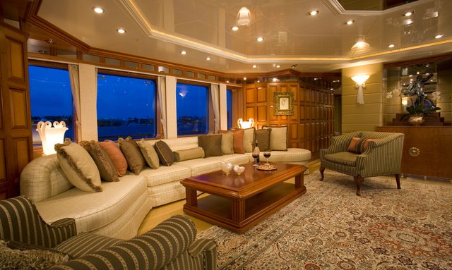 My Lady yacht Spacious Main Saloon