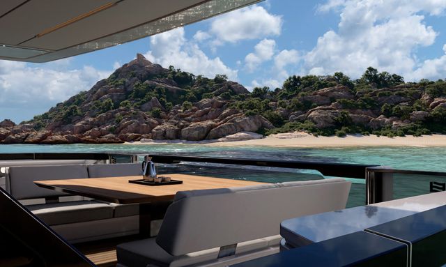 REV yacht Aft Cockpit