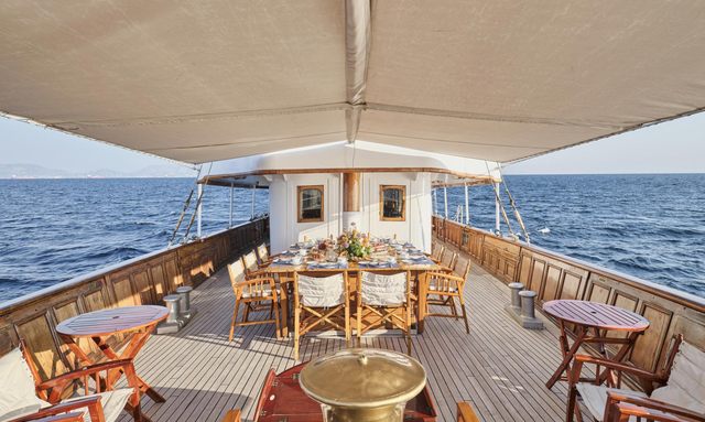 Madiz yacht Outdoor Deck Areas