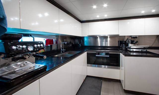 Indigo yacht Fully Equipped Family Galley