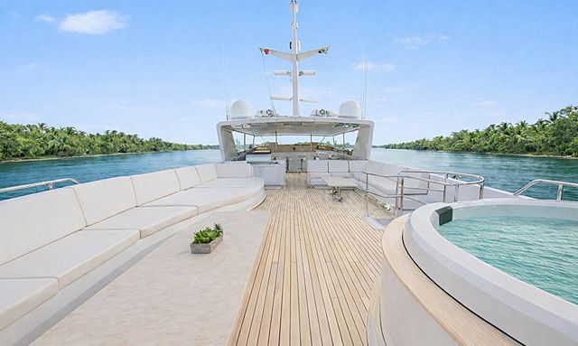 Savoir-Faire yacht One of the biggest flybridges in this bracket
