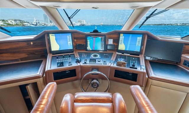 Crown Jewel yacht Triple Helm Stations