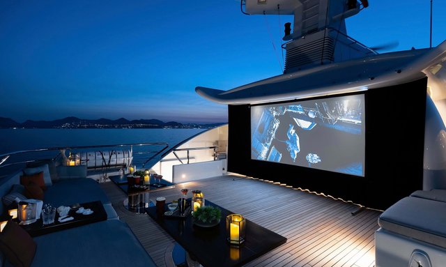 Lind yacht Open-Air Cinema