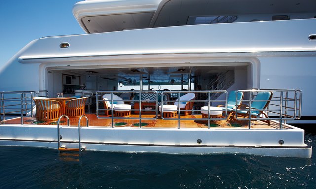 Pegasus VIII yacht Starboard Beach Club