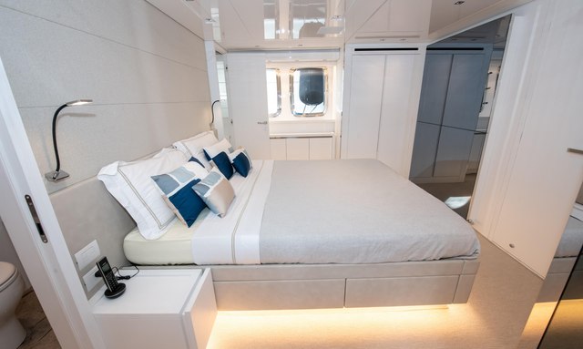 Maravi yacht Full-Beam Owner's Suite