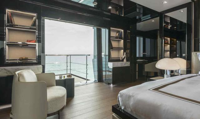 R.R. yacht Owner's Suite Balcony