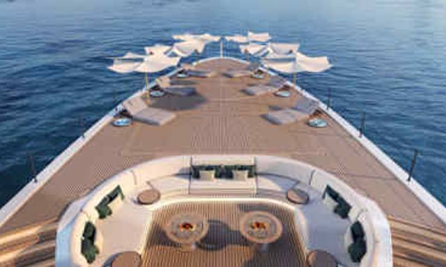 Project Freedom yacht Foredeck Helipad