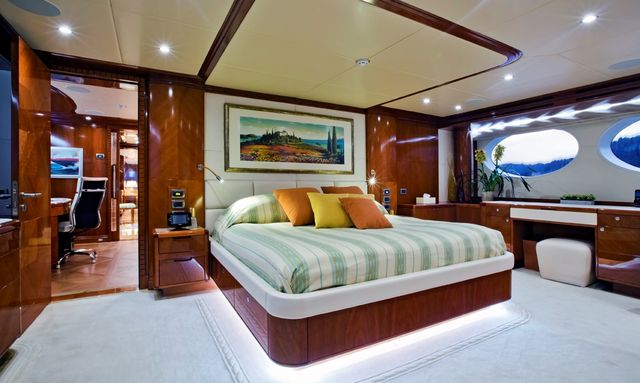 Marina Wonder yacht Master Suite Balcony