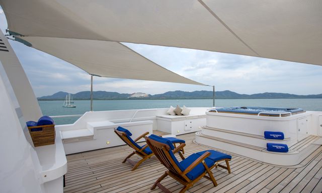 Northern Sun yacht Top Deck