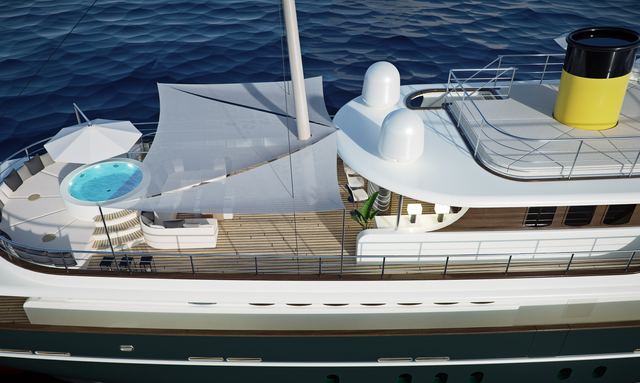 Maia yacht Sun Deck Jacuzzi