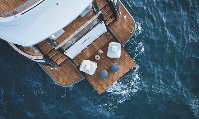 Pricci yacht Infinity Terrace Stern