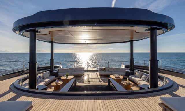 Seawolf X yacht Hidden Foredeck Lounge