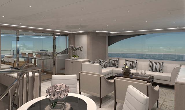 Nirvana II yacht Sky Lounge