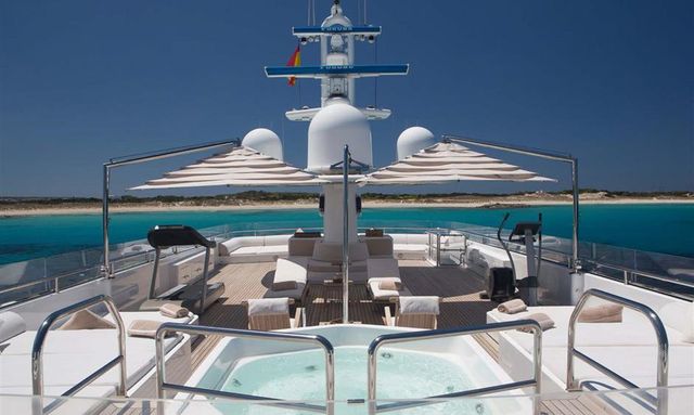 Tempo yacht Sun Worship Deck