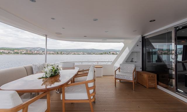 Langano yacht Al Fresco Dining