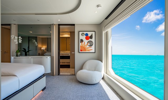 Carpe Diem yacht Luxurious Owner's Cabin