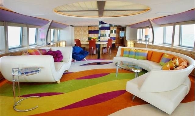 King Louis yacht Custom Modern Interior