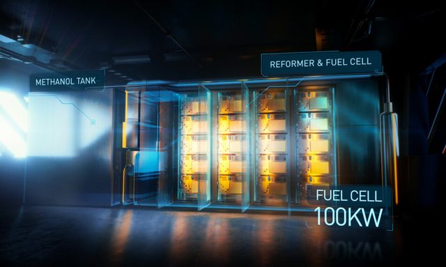 Contigo yacht Green Methanol Fuel Cell