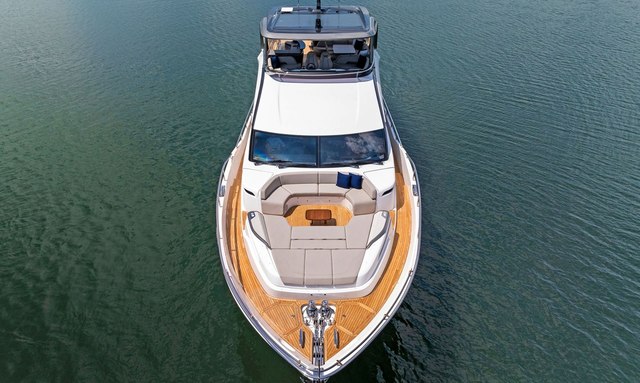 Raw Bar yacht Foredeck Sunbathing