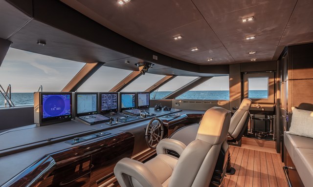 K2 yacht Advanced Dashboard Technology