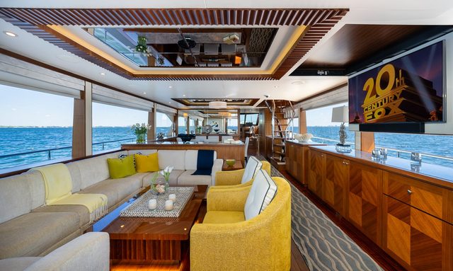 Sea N Sea yacht Salon Wrapped in Glass