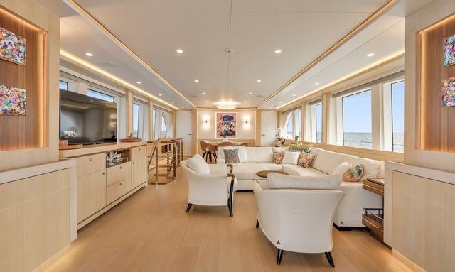Vanadis yacht Two Separate Main-Deck Lounges