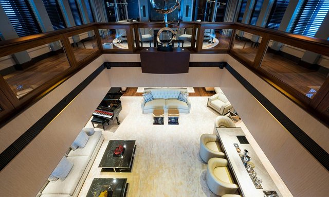 Quantum of Solace yacht Main Salon