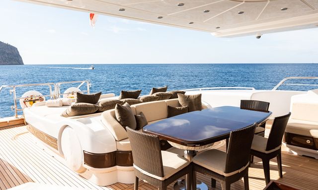 Blue Azur yacht Generous Aft Deck