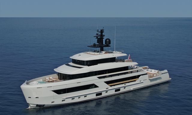 O'Neiro yacht Five-Deck X-Space Layout