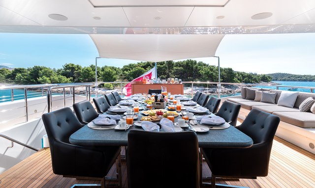 Africa I yacht Al Fresco Dining