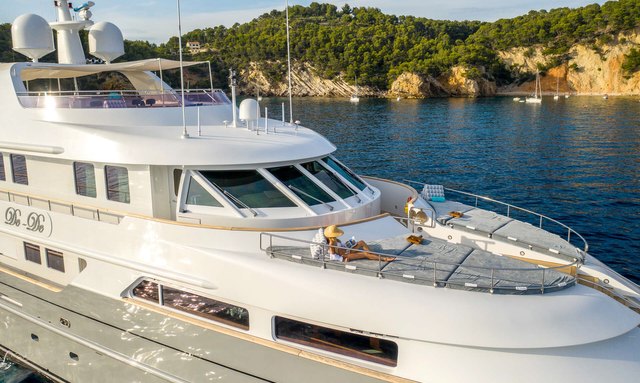 Volare yacht Private Sunbathing Area