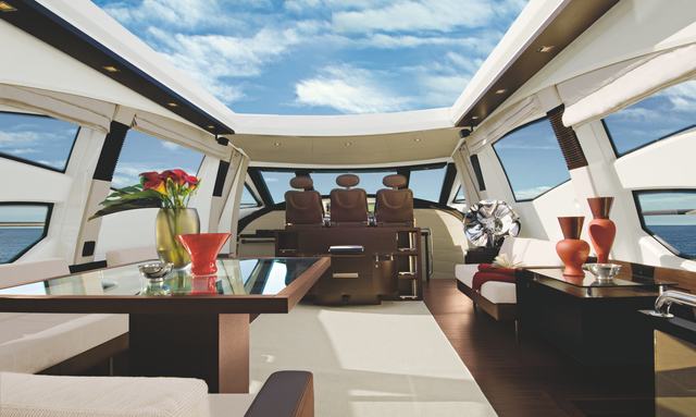 Annelise yacht Glass-Dominated Superstructure
