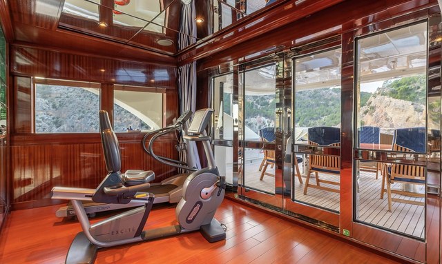 Beol yacht Sun Deck Gym