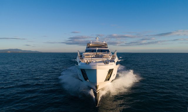 Alba yacht Wave-Piercing Bow